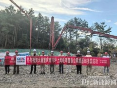 大唐重慶坪上風(fēng)電項(xiàng)目順利完成首臺風(fēng)機(jī)基礎(chǔ)澆筑